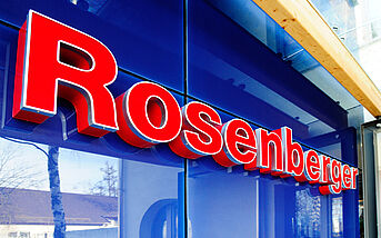 Rosenberger Logo entrance